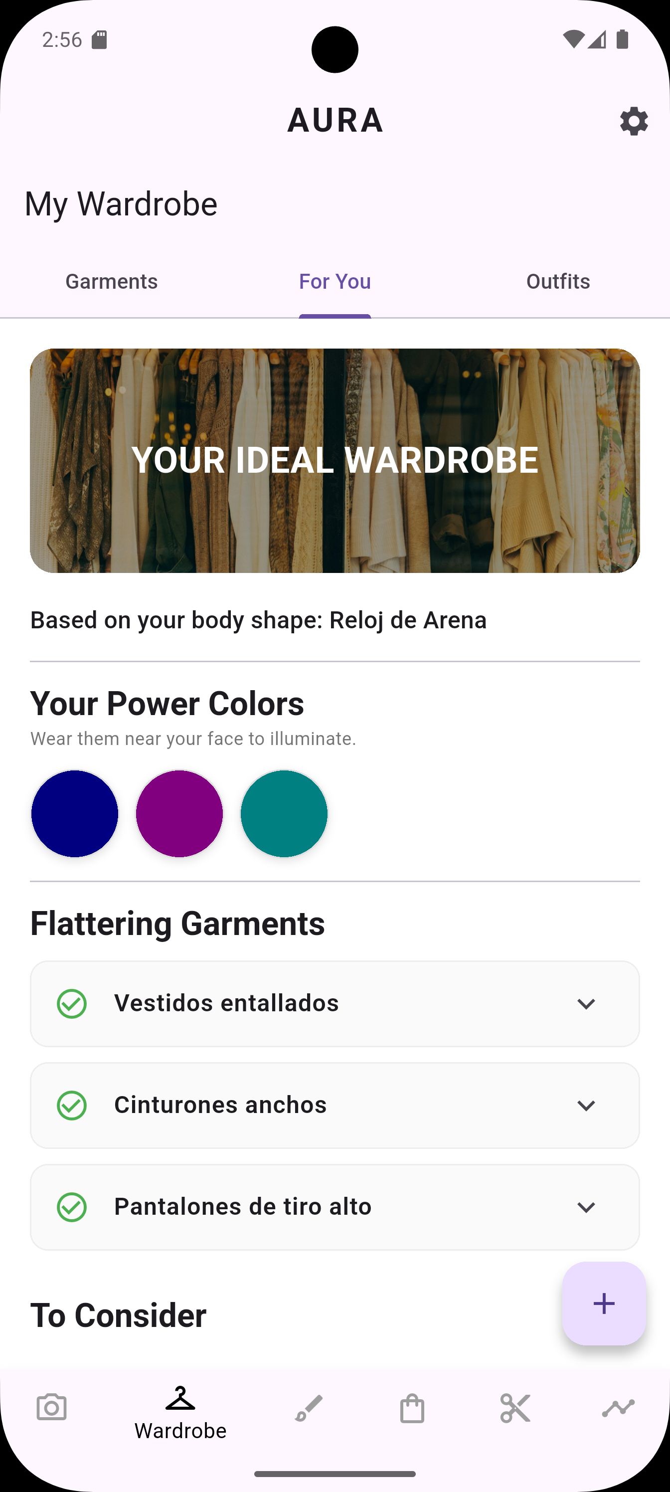 Captura de pantalla de Aura Style