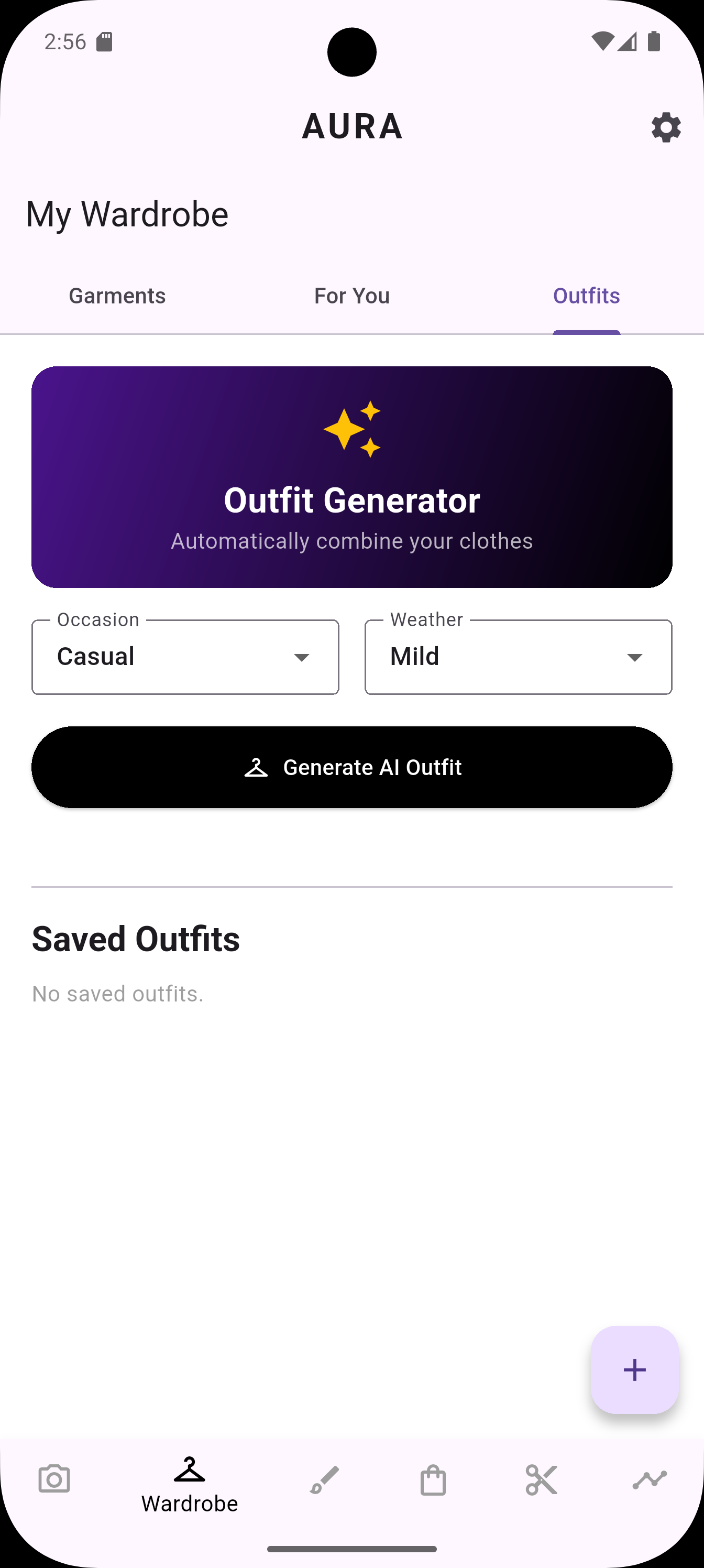 Captura de pantalla de Aura Style