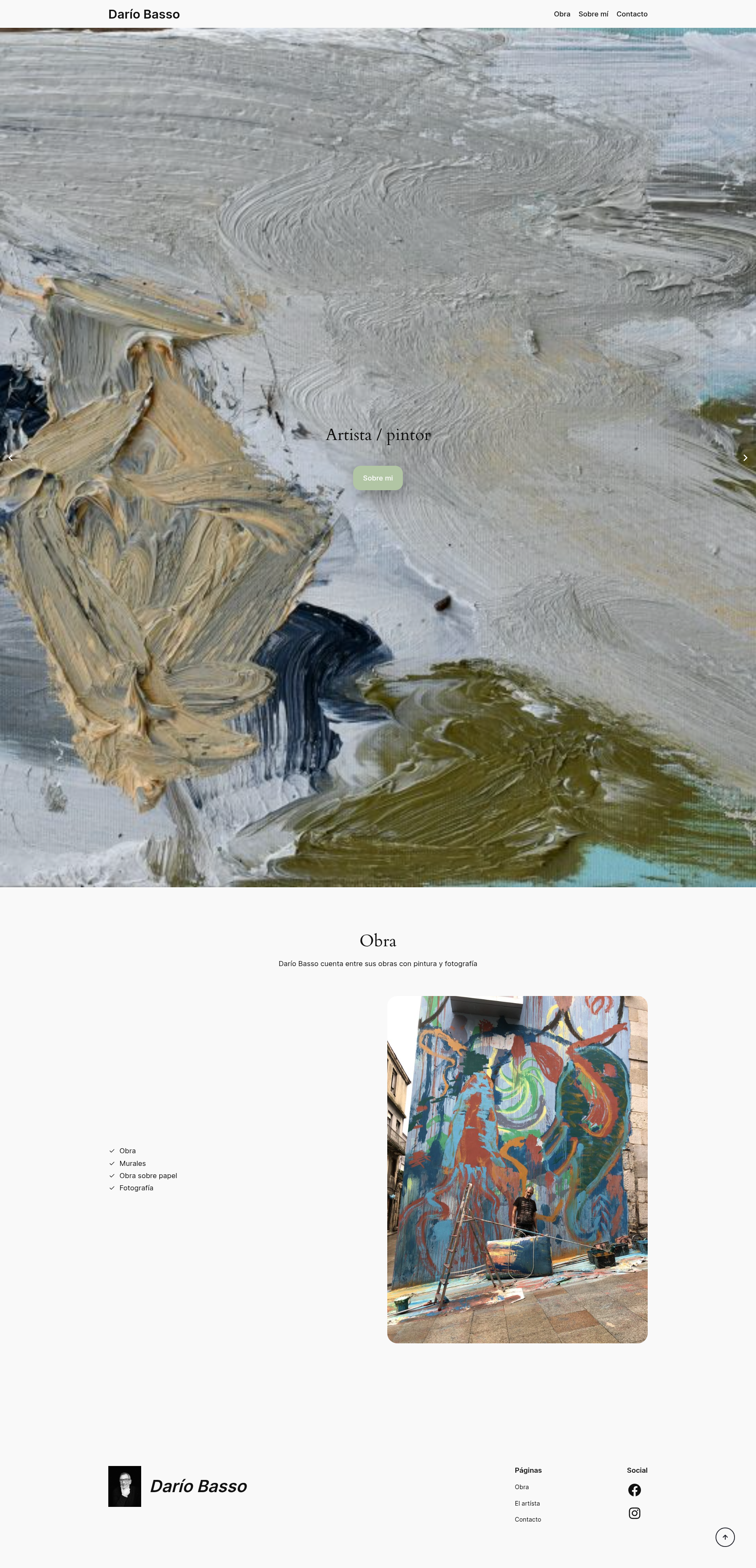 Proyecto Darío Basso - Desarrollo web