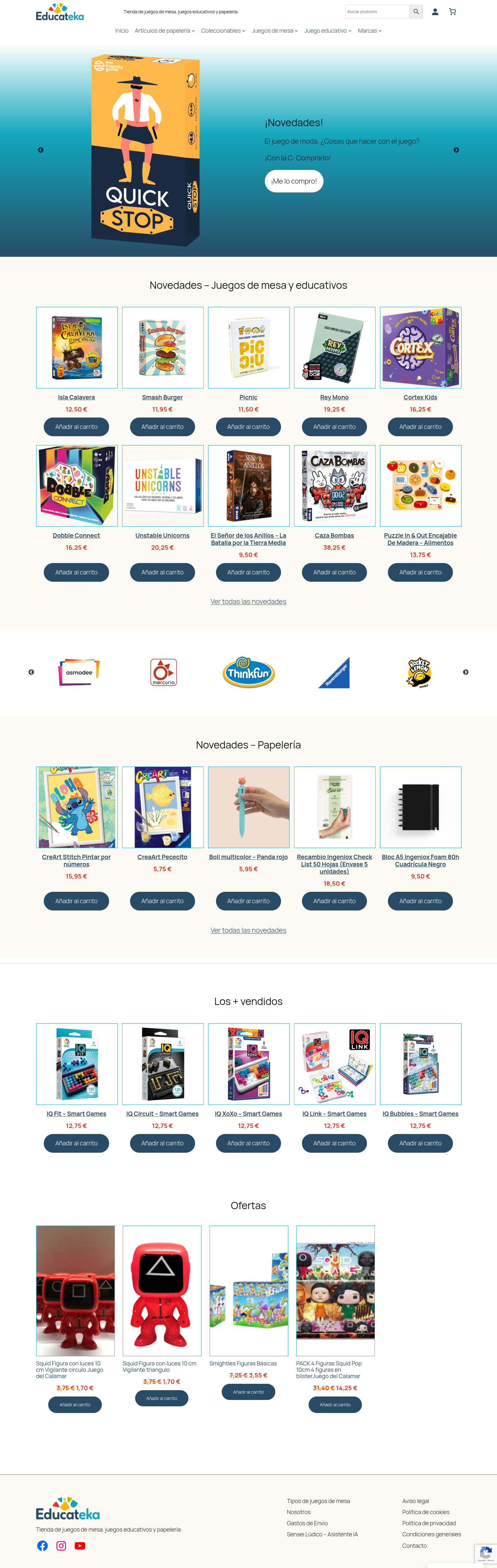 Proyecto Tienda Educateka - Desarrollo shop, web