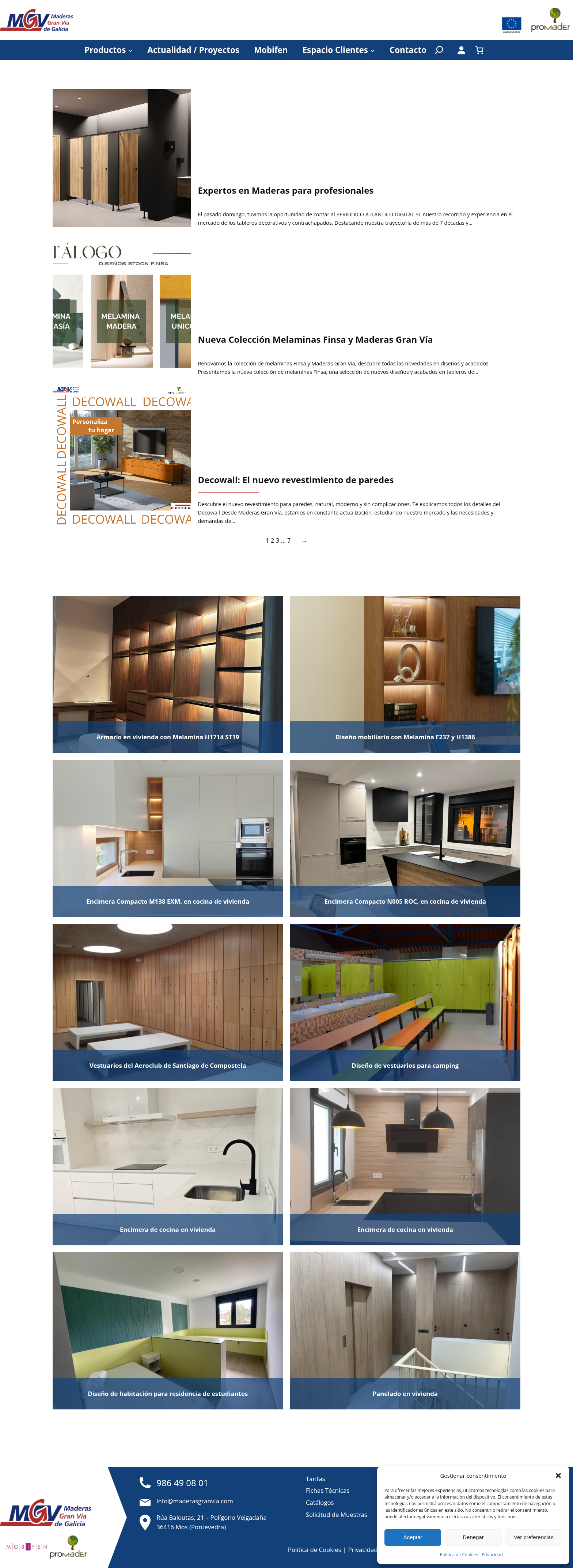 Captura de pantalla de Maderas Gran Vía