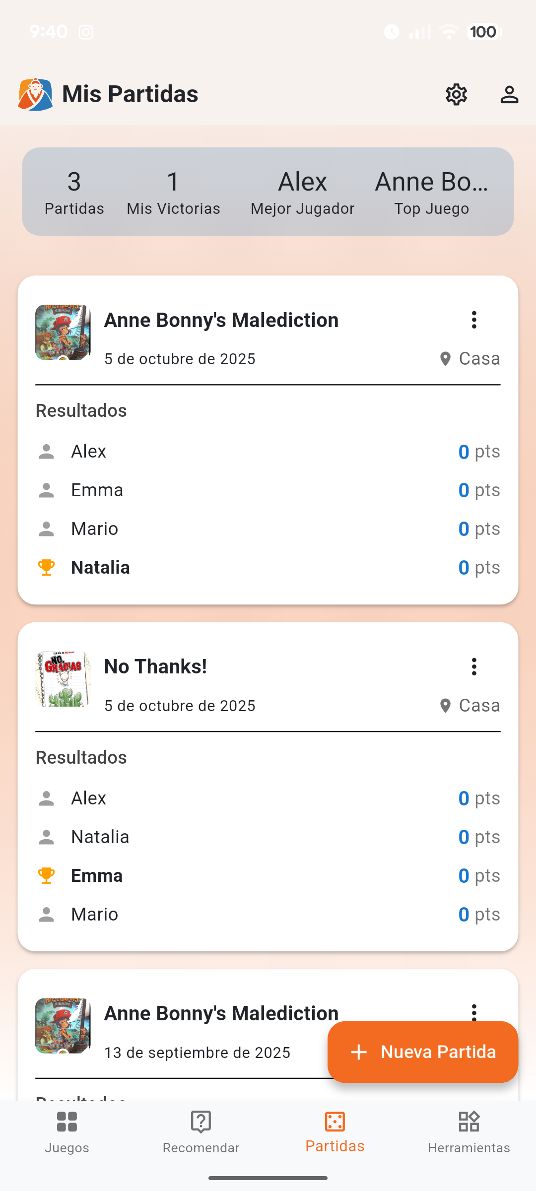 Captura de pantalla de Sensei Lúdico