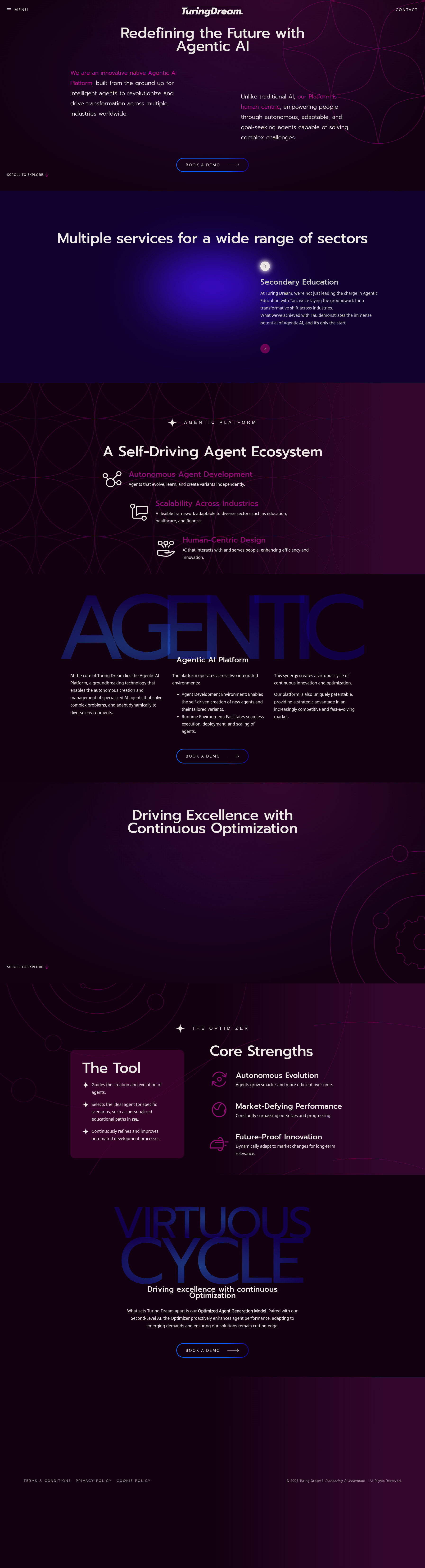 Captura de pantalla de TuringDream